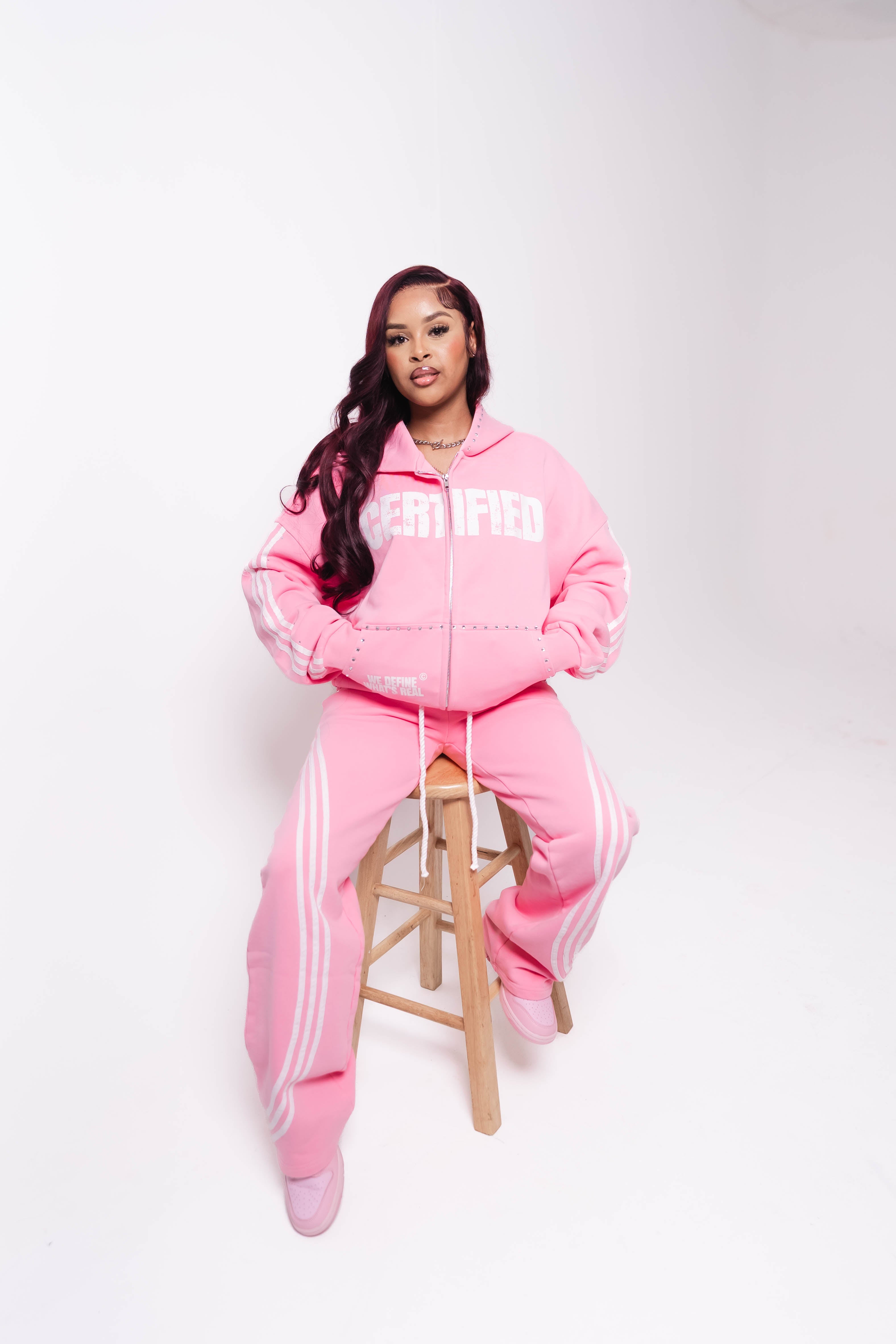 supくん　Essentials pink パーカー　ピンク　XS PINK ESSENTIALS SET – CertifiedThreads