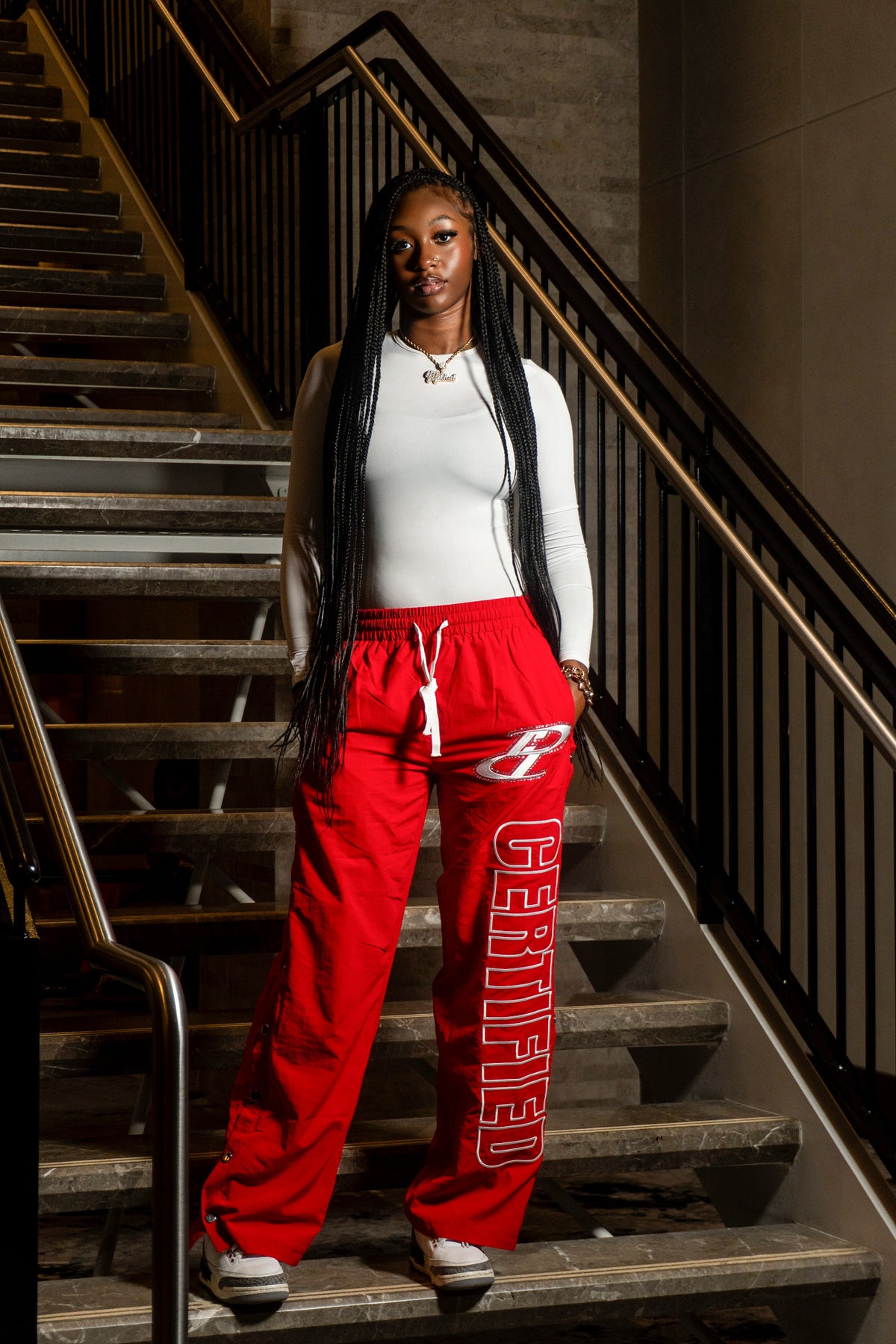 RED SWEATPANTS